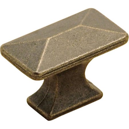 Hd Belwith Keeler Bungalow 1.25 in. Rectangle Cabinet Knob- Windover Antique BWP2150 WOA